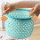 Laundry Basket with Handles 5L Blue Nestable 4