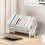 Stainless Steel Desktop Bookshelf Small 4