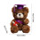 Graduation Cap Doll and Bear Plush 7.1 inch 3