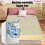 Bed Sheets Fitted Deep Pocket Checkered Solid Color Washable 6