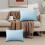 Housse de coussin d'extérieur imperméable rectangulaire 45 x 45 cm 6