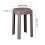 Home chair thick plastic round stackable whirl design 1 pc 2
