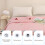 Summer quilts for queen bed microfiber printed coverlet 4