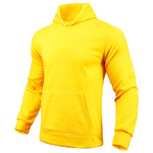 Men's casual solid hooded sweatshirt with pocket