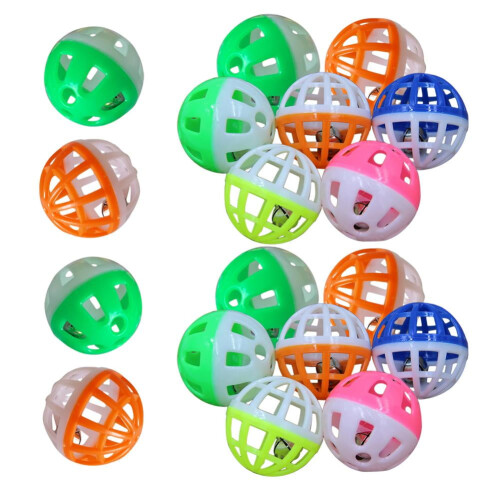 Cat Play Balls with Jingle Bell 18 pcs