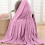 Reversible Flannel Throw Blanket Microfiber Fleece 27x40 6