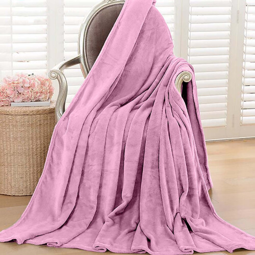 Fleece Flannel Throw Blanket 16 x 40 inches 1
