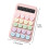 Einfacher Taschenrechner mit LCD-Display, 8-stellig, rosa 3