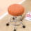 Housses de siège rondes pour tabourets de bar, orange, 30-35 cm 5