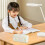 Corduroy etui vintage, effen wit 7