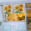 A-546 D Window Valance Cottage Sunflower Pattern 18x54 6