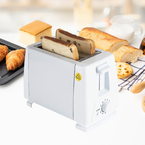 Sandwich Toaster Rechargeable Compact Breakfast Grill White