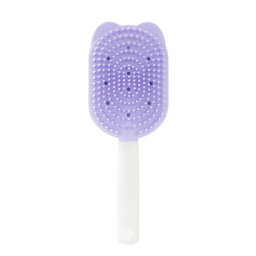 Cat Brush Ergonomic Silicone Purple