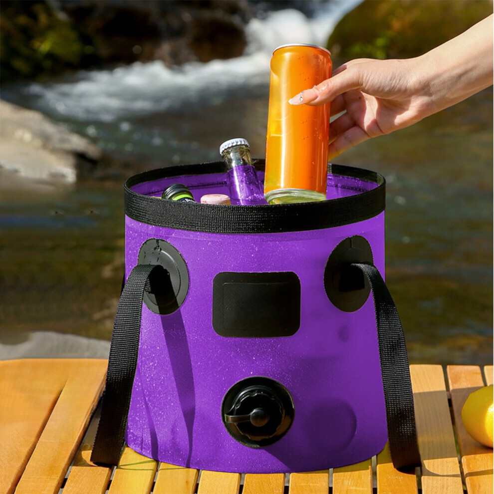 Foldable Round Wash Bucket Leakproof 10L 9023022159830