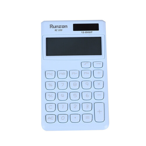 Solar Calculator Large Display Clear LCD 1pc 2