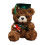 Graduation Bear Plush Doll Dark Brown 7.1 inch 2
