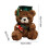 Graduation Bear Plush Doll Dark Brown 7.1 inch 3