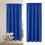 Black Silk Curtains Heat Insulation 41x53 Inch 4