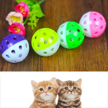 Cat toy jingle bell ball for pouncing and chasing 1 pack