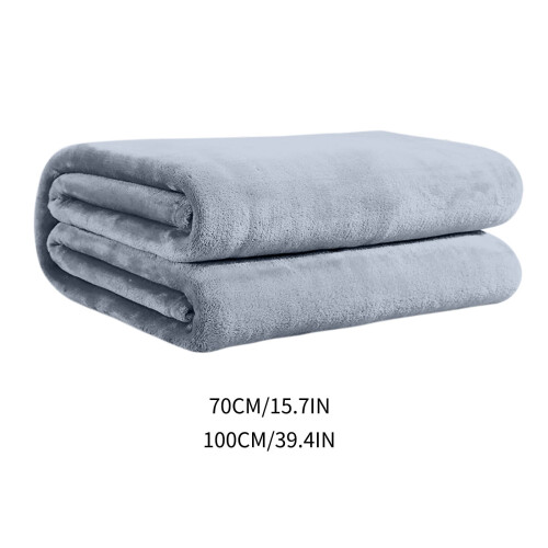Reversible Flannel Throw Blanket Microfiber Fleece 27x40 2