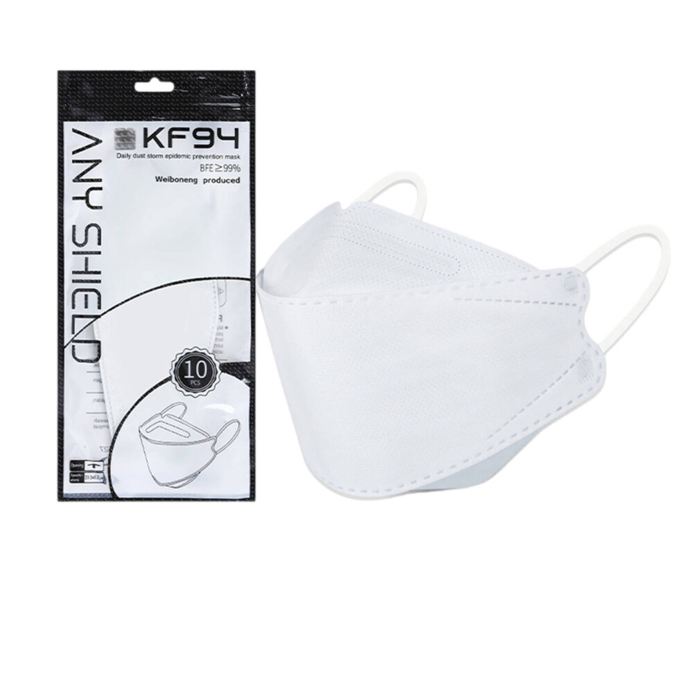 Kn95 Face Masks Protective Advanced Filtration White 10 Pcs 9178400717390