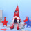 Patriotic Gnome Plush Decor Scandinavian Tomte Couple 2 Pack 2