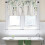 Sage Green Eucalyptus Leaf Kitchen Valance 54x18" 5