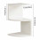 Corner Shelf Wall Mount 3-Tier Bookshelf 4