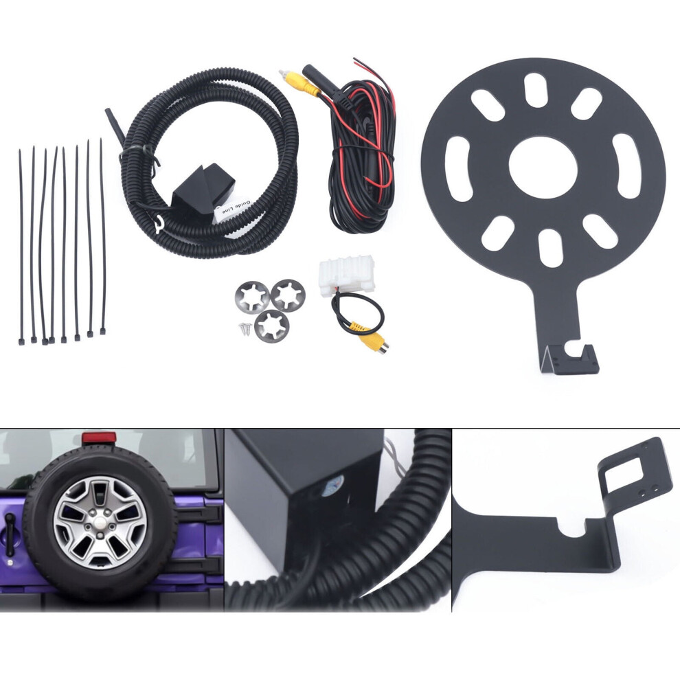 Jeep Wrangler Jk Backup Camera Mount 170 Spare Tire Kit 9178400724862