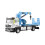 Die-cast excavator model truck 1/40 scale 1