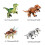 Jurassic World Dinosaurier-Baufiguren, 8-teilig 3