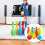 Mini set da bowling per bambini con 10 birilli e 2 palle 5