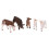 Animal Model Statue Farm Animals Set 5 Pieces 1