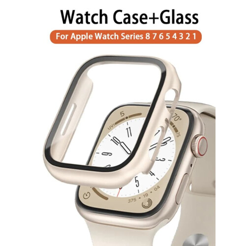 Apple Watch Screen Protector Bright Silver 45mm 1