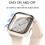 Apple Watch Screen Protector Bright Silver 45mm 5