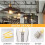 Λαμπτήρας LED E27ST64 4W2200K θερμό λευκό, συσκευασία των 6 3