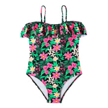 Girls sleeveless off-shoulder swimsuit 9-10 years