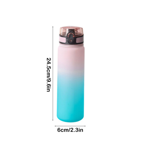 Farbverlauf-Wasserflasche mit Verschlussdeckel, 750 ml 2