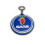 Saab Blue S keychain key ring emblem accessory 2