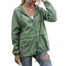 Women's Waterproof Rain Jacket Lightweight Hooded with