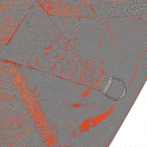 Vela de sombra triangular retangular impermeável com bloqueio UV 1