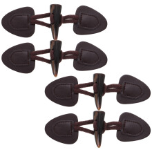 Barna, kerek, gyantából készült billenőgombok Coats4Set-hez