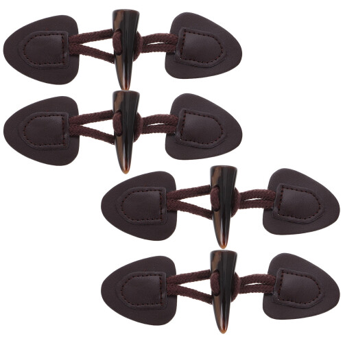 Brune runde harpiksknapper til Coats4Set