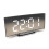 Despertador digital de 7 polegadas com LED curvo e intensidade regulável 8