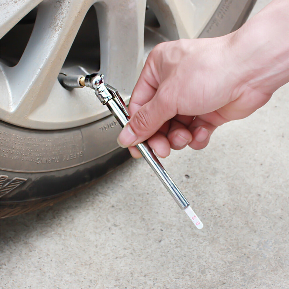 Pencil Tire Pressure Gauge Stainless Steel 5.5 Inch 9181073020018