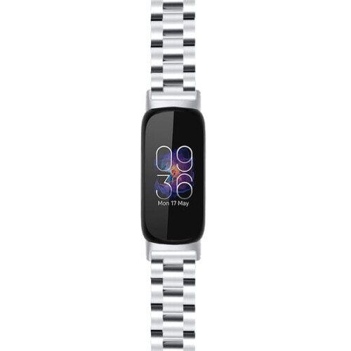 Correa de acero inoxidable para Fitbit Inspire3Silver 1