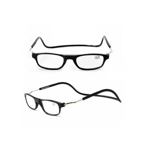 Lesebrille Burgunderrot +2,5 mit Magnetfunktion 2
