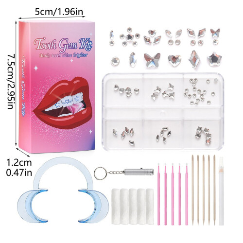 Tooth Gem Kit with Inlay Tools for Beauty Enhancement 2