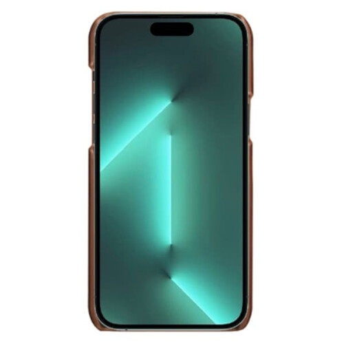 iPhone14Pro-deksel mørkebrunt kort 2