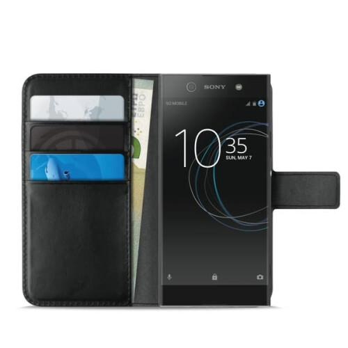 Etui Puro Wallet do Sony Xperia XA1, czarne 1